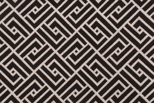 Covington Mozambique Chenille Upholstery Fabric in 905-Ebony