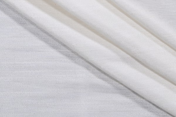 Braemore Santorini Woven Drapery Fabric in Crystal
