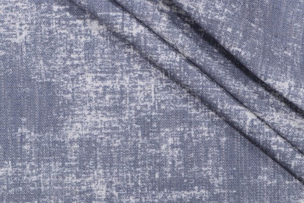 Crypton Oceania High Performance Printed Upholstery Fabric in Steel