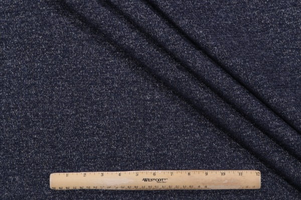 Crypton Wayfarer High Performance Woven Chenille Upholstery Fabric in Navy