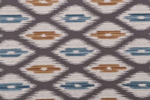 Rajan Woven Chenille Upholstery Fabric in Charcoal