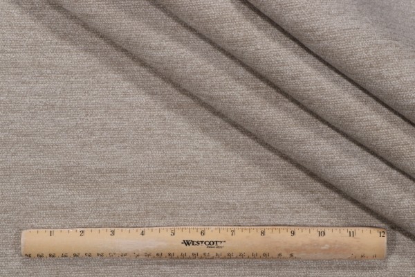 Perennials Woven Solution Dyed Acrylic Chenille Outdoor Fabric in Pebble