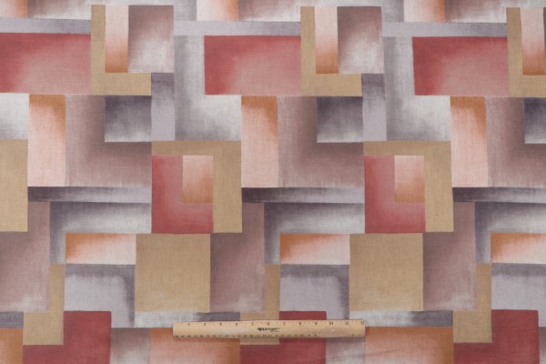 Mill Creek Brighthouse-Northside Printed Chenille Decorator Fabric in Sunset