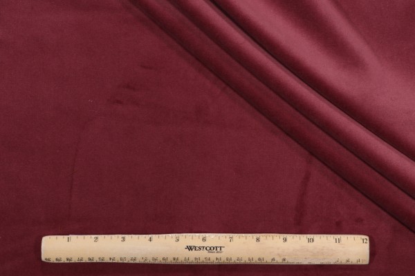 Kaufmann Imperial Velvet Upholstery Fabric in Grape