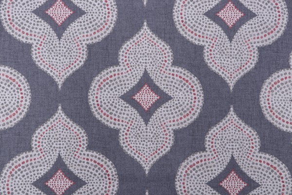 Magnolia Home Alexandria Printed Cotton Drapery Fabric in Cinder