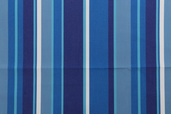 3/4 Yard Woven Acrylic Stripe Outdoor Fabric in Blue