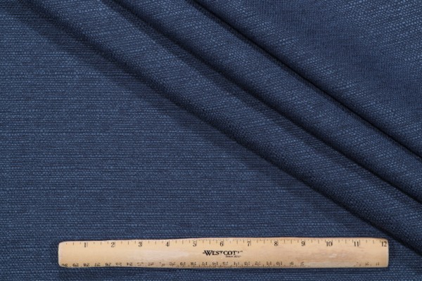 Woven Upholstery Fabric in Indigo