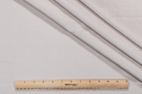 1 Yard Velvet Upholstery Fabric in Oyster