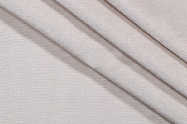 1 Yard Velvet Upholstery Fabric in Oyster