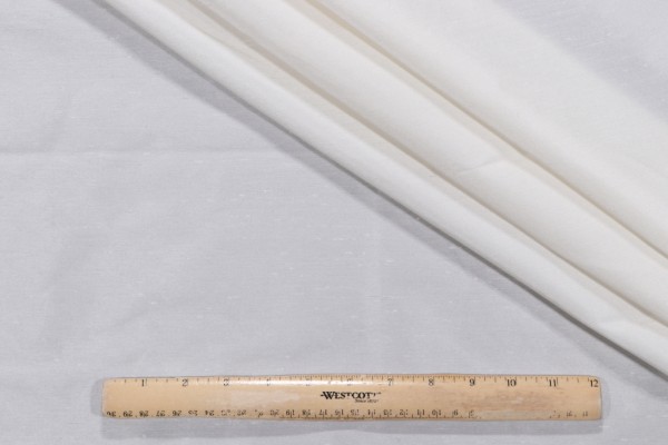 Milano Semi Sheer Silk Drapery Fabric in Oyster