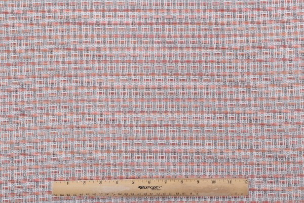 Woven Vinyl Mesh Sling Chair Outdoor Fabric in Grey Firebrick