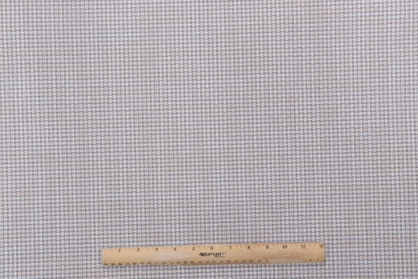 Woven Vinyl Mesh Sling Chair Outdoor Fabric in Grey, Buff and White