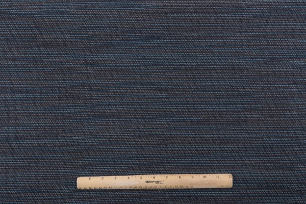 Woven Vinyl Mesh & Olefin Sling Chair Outdoor Fabric in Carbon/Blue