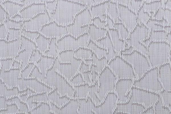 Jacquard Woven Vinyl Mesh Sling Chair Outdoor Fabric in White/Grey