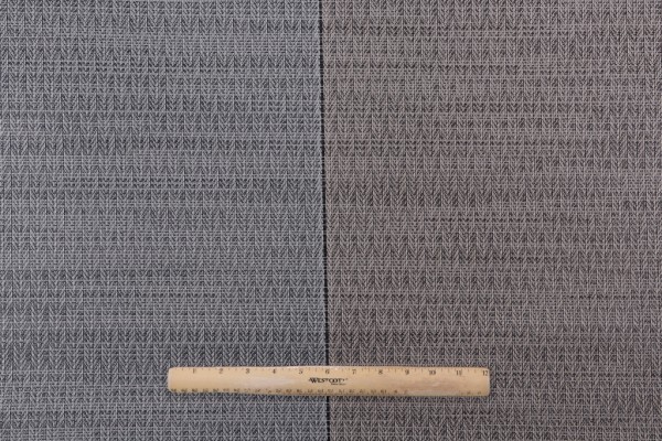 Woven Vinyl Mesh Sling Chair Outdoor Fabric in Black/Beige