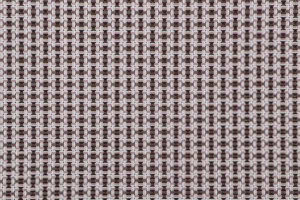 Phifertex Woven Vinyl Mesh Sling Chair Outdoor Fabric in Brown/White