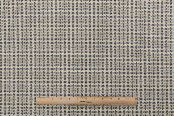 Phifertex Woven Vinyl Mesh Sling Chair Outdoor Fabric in Yellow/Grey