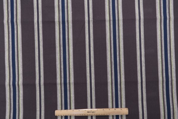 Castillo Woven Cotton Stripe Decorator Fabric in Bali