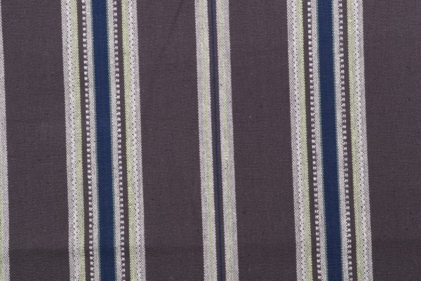 1 Yard Castillo Woven Cotton Stripe Decorator Fabric in Bali