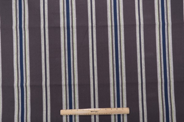 Castillo Woven Cotton Stripe Decorator Fabric in Bali