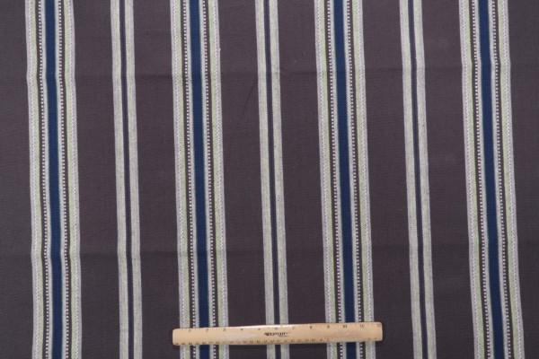 Castillo Woven Cotton Stripe Decorator Fabric in Bali