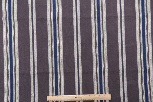 Castillo Woven Cotton Stripe Decorator Fabric in Bali