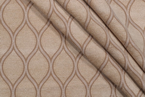 1 Yard Malta Chenille Upholstery Fabric in Mica