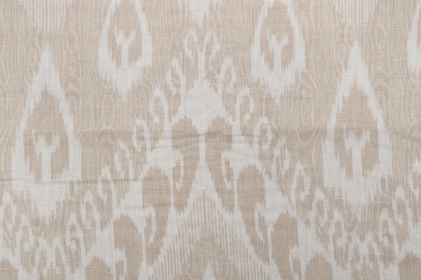 1/2 Yard Vari Printed Linen Blend Drapery Fabric in Sandstone