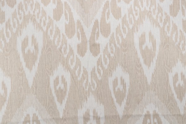 Vari Printed Linen Blend Drapery Fabric in Sandstone