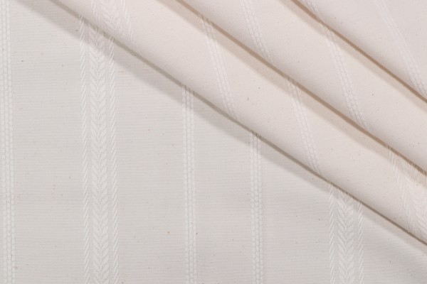 Portage Jacquard Woven Decorator Fabric in Natural