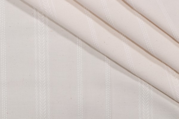 Portage Jacquard Woven Decorator Fabric in Natural