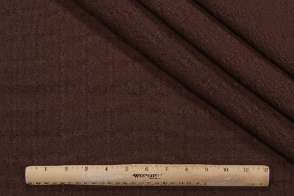 Eli Textured Woven Upholstery Fabric in Cocoa