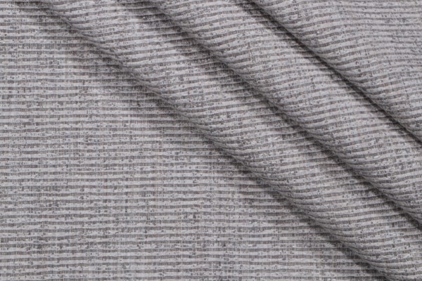 Ribbed Upholstery Fabric in Platinum