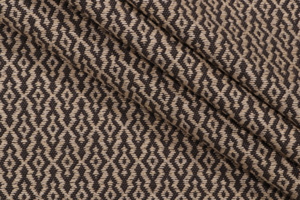 Thibaut Sumatra W74352 Woven Upholstery Fabric in Black on Sand 