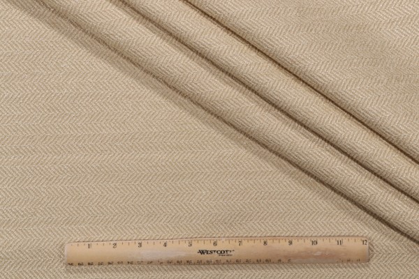 Thibaut Ellis Herringbone W72941 Woven Upholstery in French Vanilla