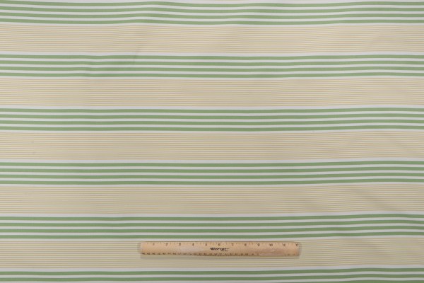 Phifer Stripe Woven Olefin Outdoor Fabric in Citrus