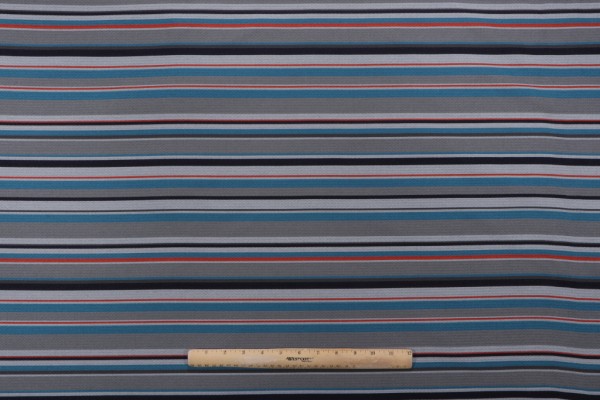 Phifer Stripe Woven Olefin Outdoor Fabric in Nautical