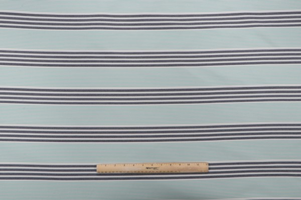 Click for 4.25 Yards Phifer Stripe Woven Olefin Outdoor Fabric in Aquamarine Phifer Stripe Woven Olefin Outdoor Fabric in Aquamarine