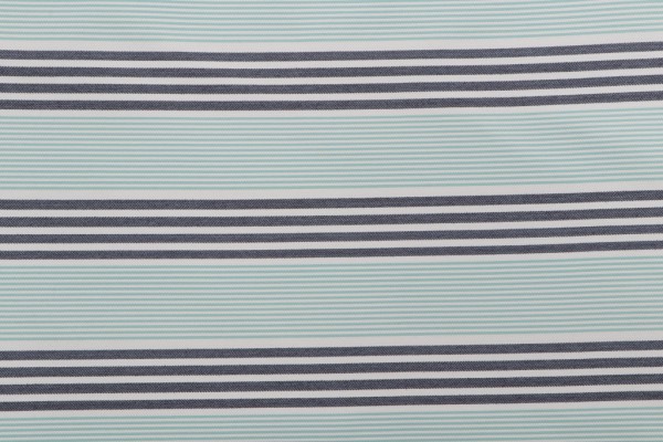 Click for 4.25 Yards Phifer Stripe Woven Olefin Outdoor Fabric in Aquamarine Phifer Stripe Woven Olefin Outdoor Fabric in Aquamarine