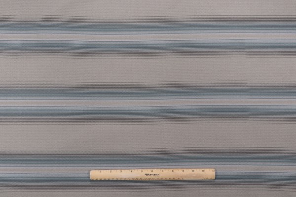 Phifer Stripe Woven Olefin Outdoor Fabric in Rainstorm