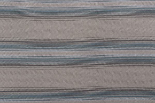 Phifer Stripe Woven Olefin Outdoor Fabric in Rainstorm
