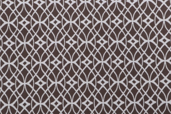 Phifer Scrollwork Woven Olefin Outdoor Fabric in Chocolate