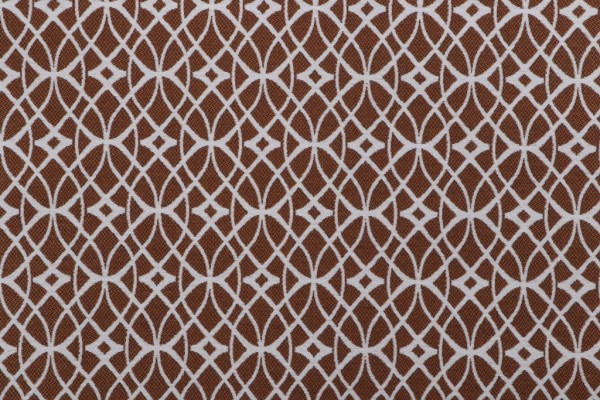 Phifer Scrollwork Woven Olefin Outdoor Fabric in Pecan
