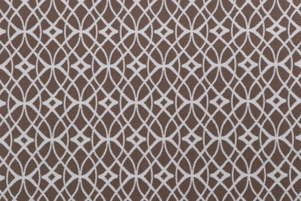 Phifer Scrollwork Woven Olefin Outdoor Fabric in Teak