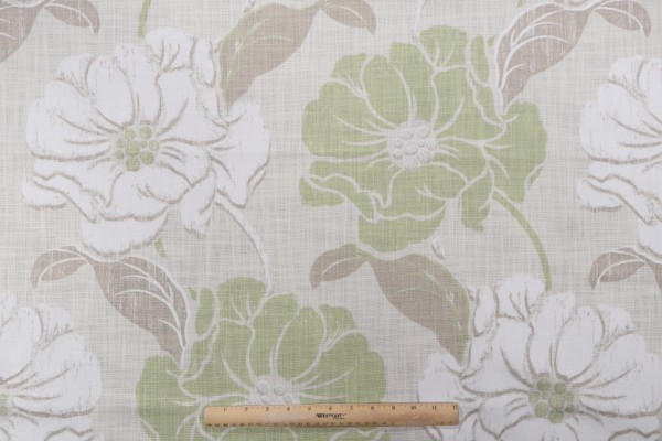 Thibaut Hampton Ponds Printed Drapery Fabric Neutral F99239