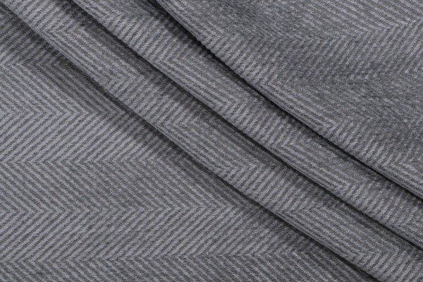 Thibaut Hillside Herringbone Chenille Upholstery Fabric in Flannel W72922