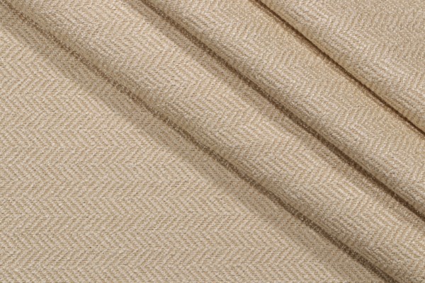 Thibaut Ellis Herringbone Upholstery Fabric in French Vanilla W72941