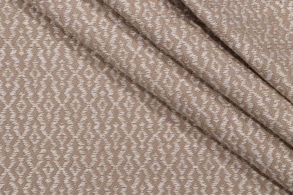 Thibaut Sumatra W74351 Woven Upholstery Fabric in Linen on Ivory
