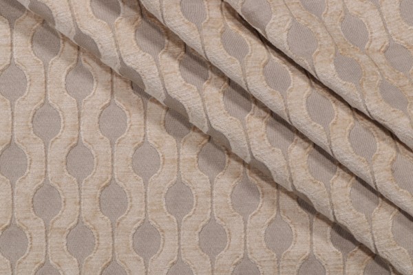 Anna French Lanford Chenille Upholstery Fabric in Cream AW1383 for Thibaut