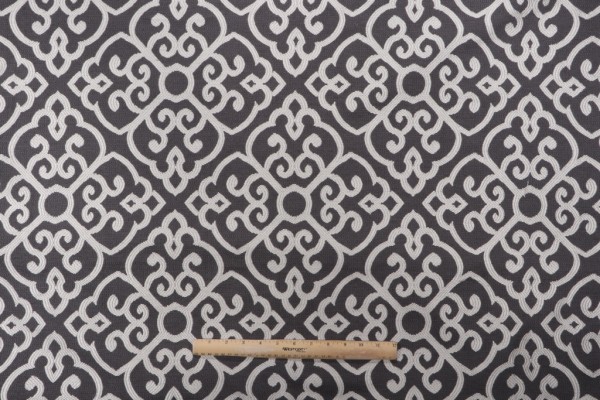 Thibaut Shoji Upholstery Fabric in Charcoal W735331